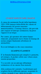 Mobile Screenshot of leasing.borsa-finanza.com